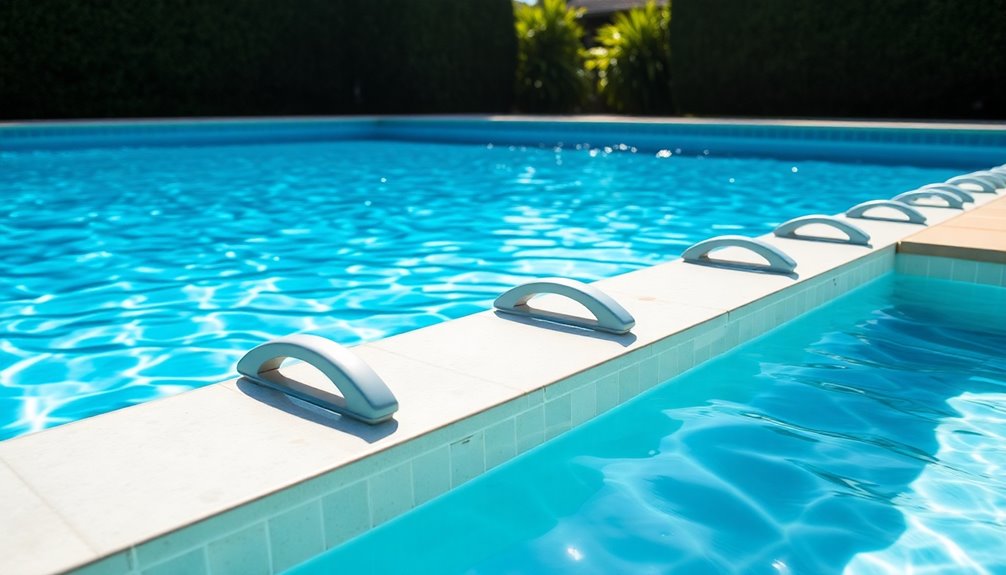 secure pool step weights