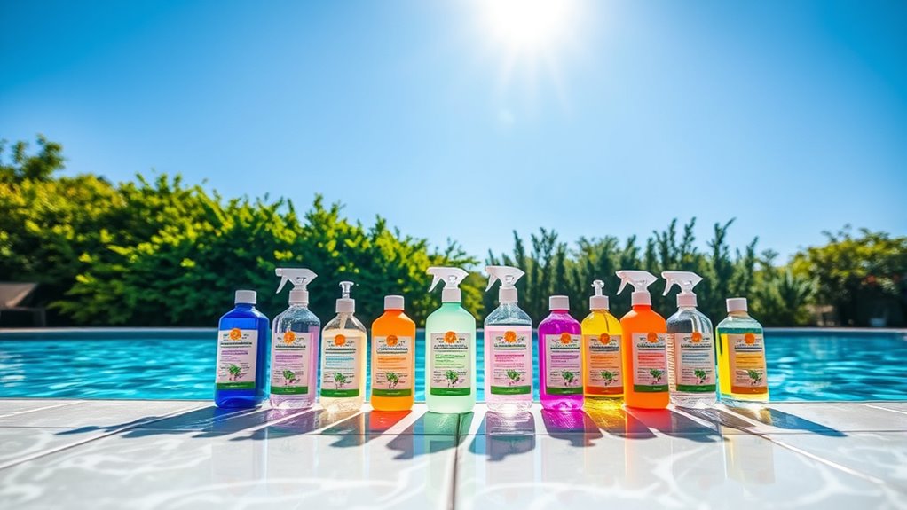 selecting pool biofilm cleaners