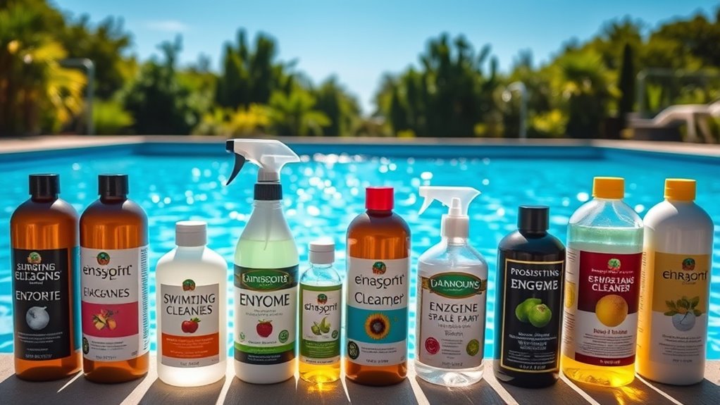 selecting pool enzyme cleaners