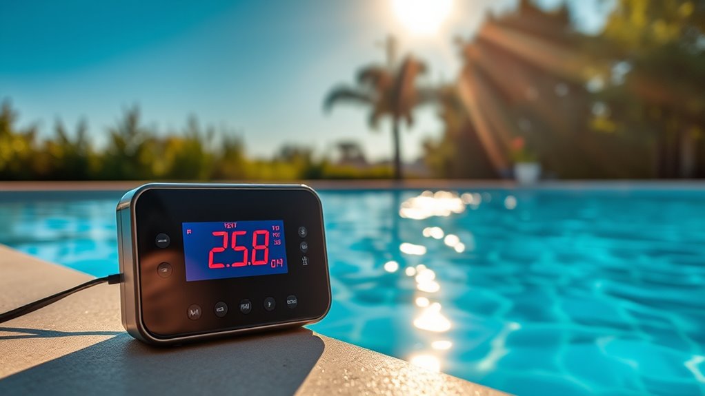 selecting pool heater timers