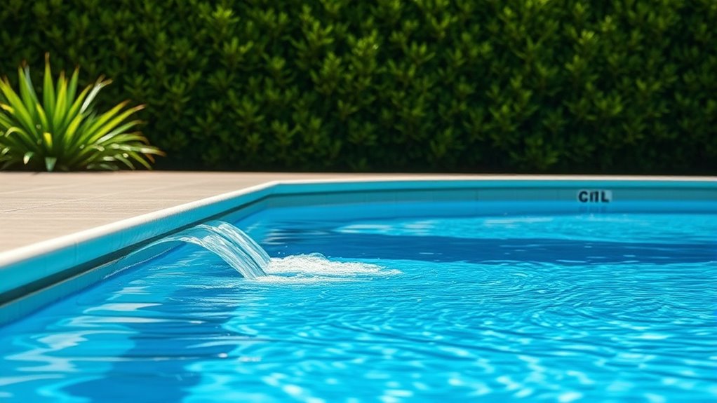 selecting pool overflow pipes