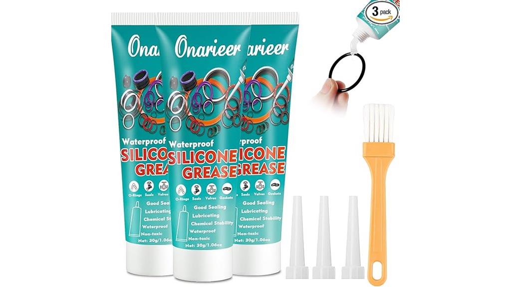 silicone grease with brush