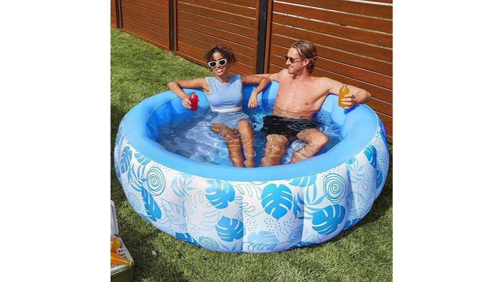 sloosh inflatable pool size
