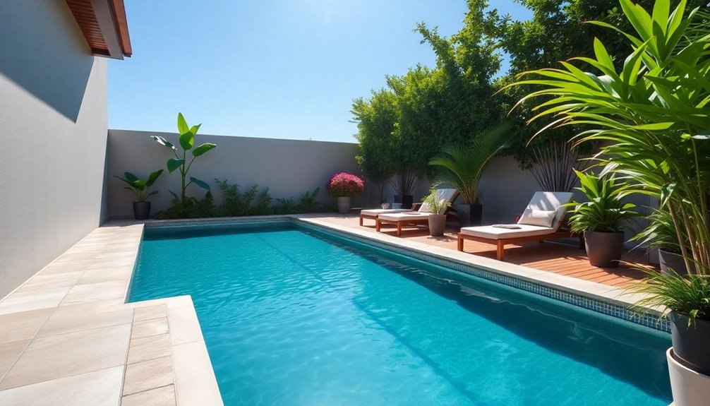 small lap pool designs