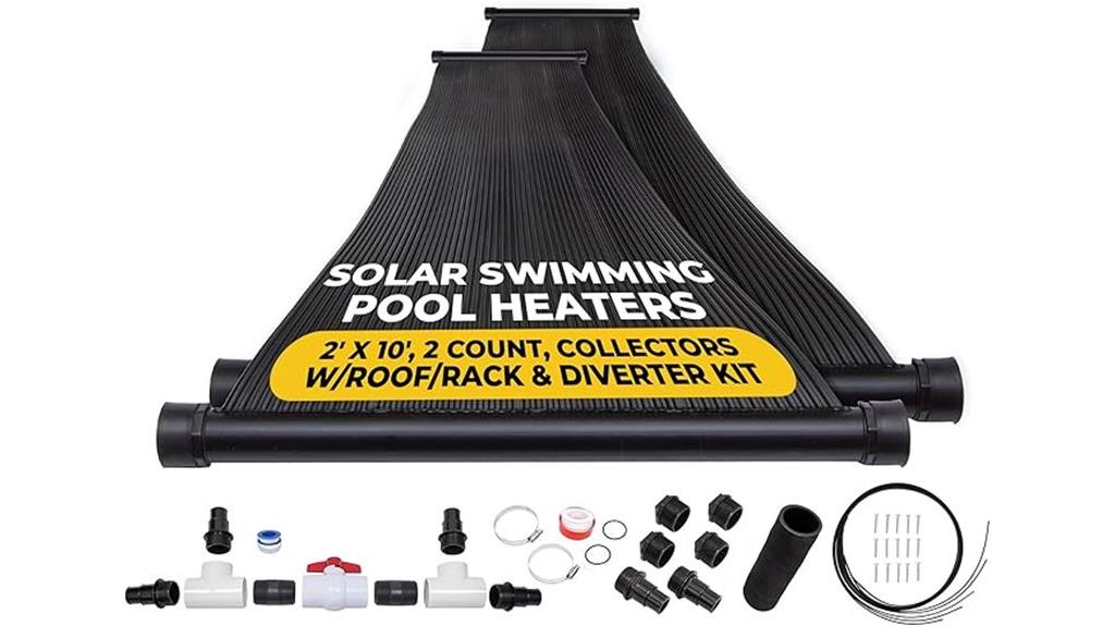 solar pool heater panels