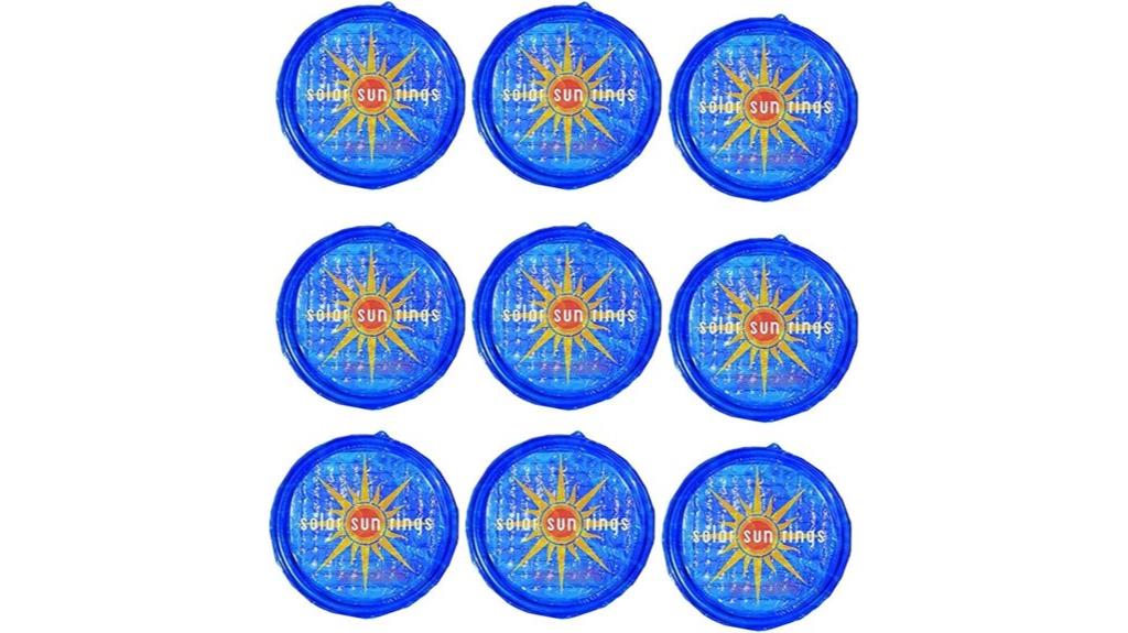 solar pool heater rings