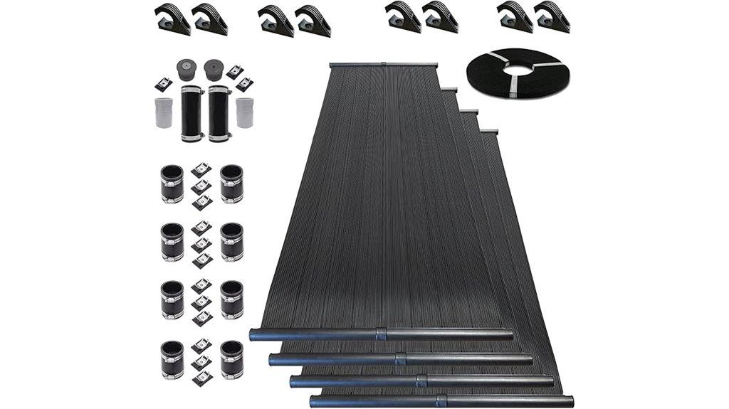 solar pool heating system