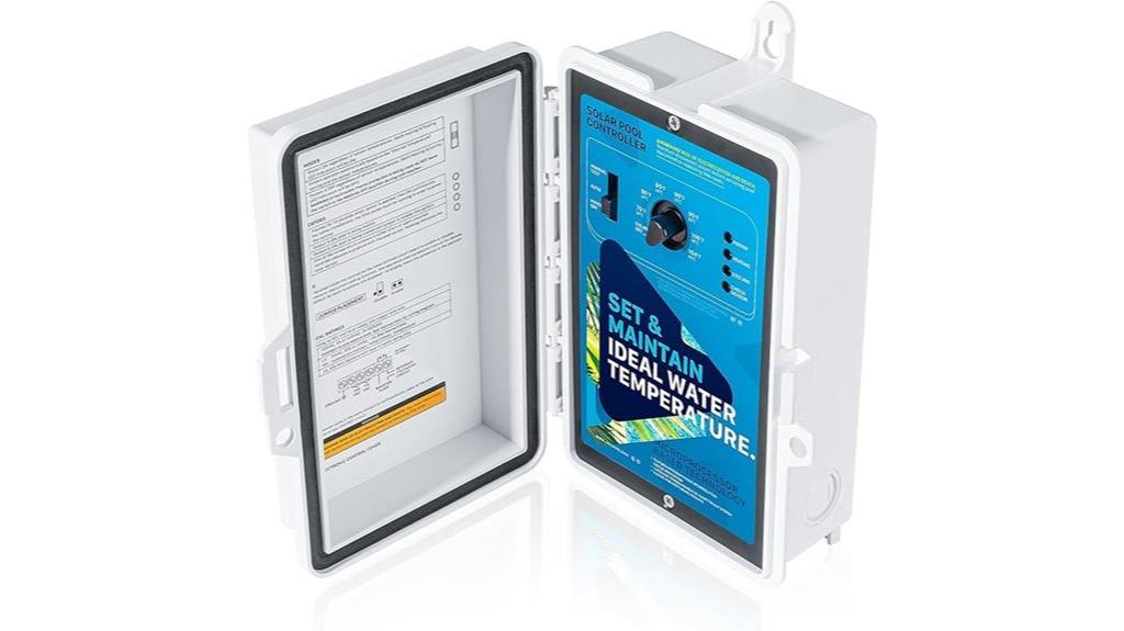 solar pool temperature controller