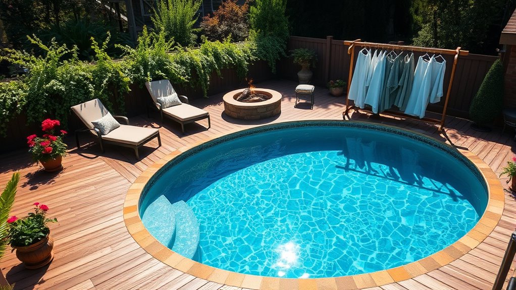 spool shaped swimming pool design