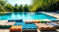 stable and comfortable swim space