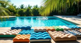 stable and comfortable swim space