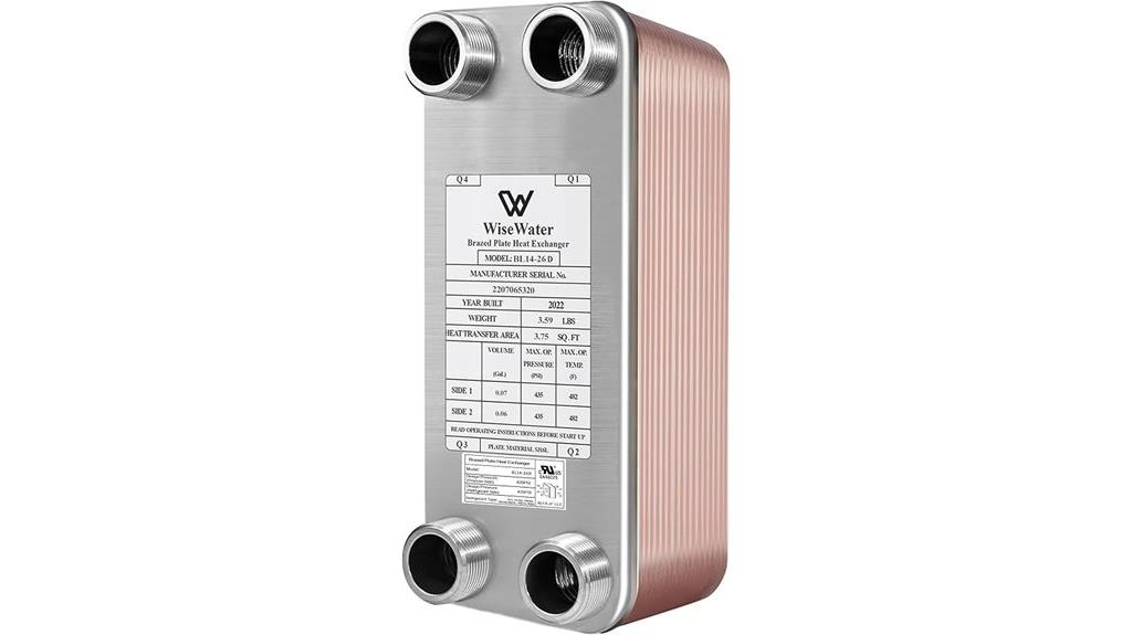 stainless steel heat exchanger