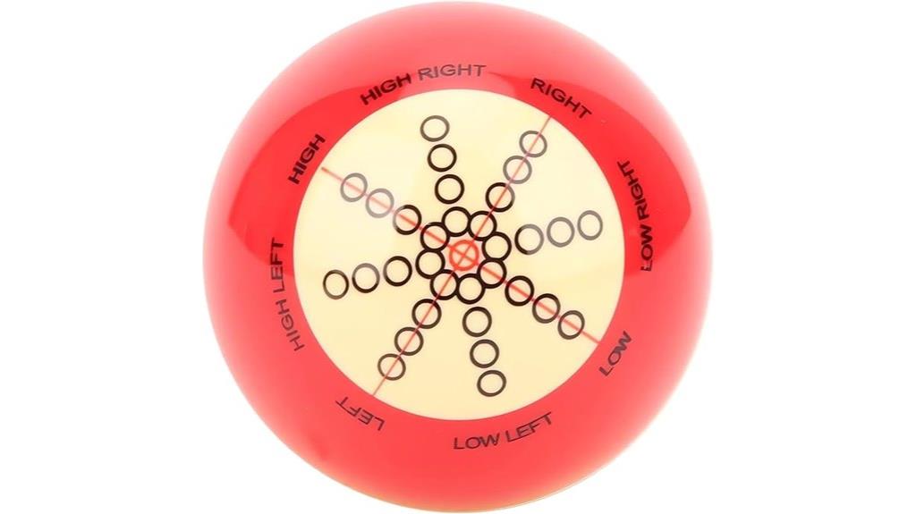 standard pool cue ball