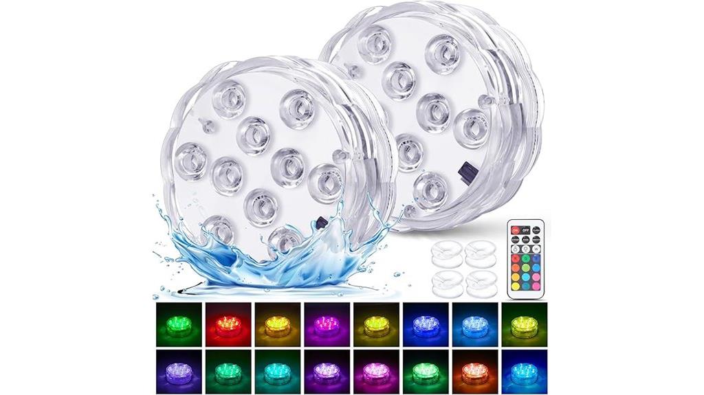submersible led pool lights