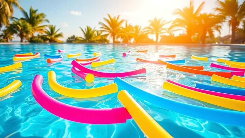 summer fun with pool noodles