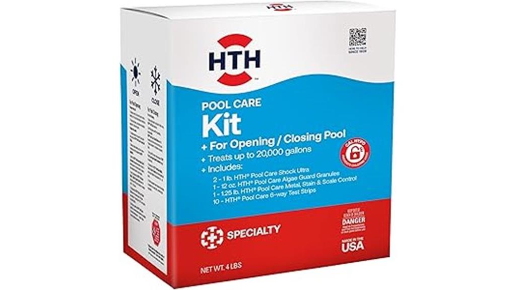 swimming pool care kit