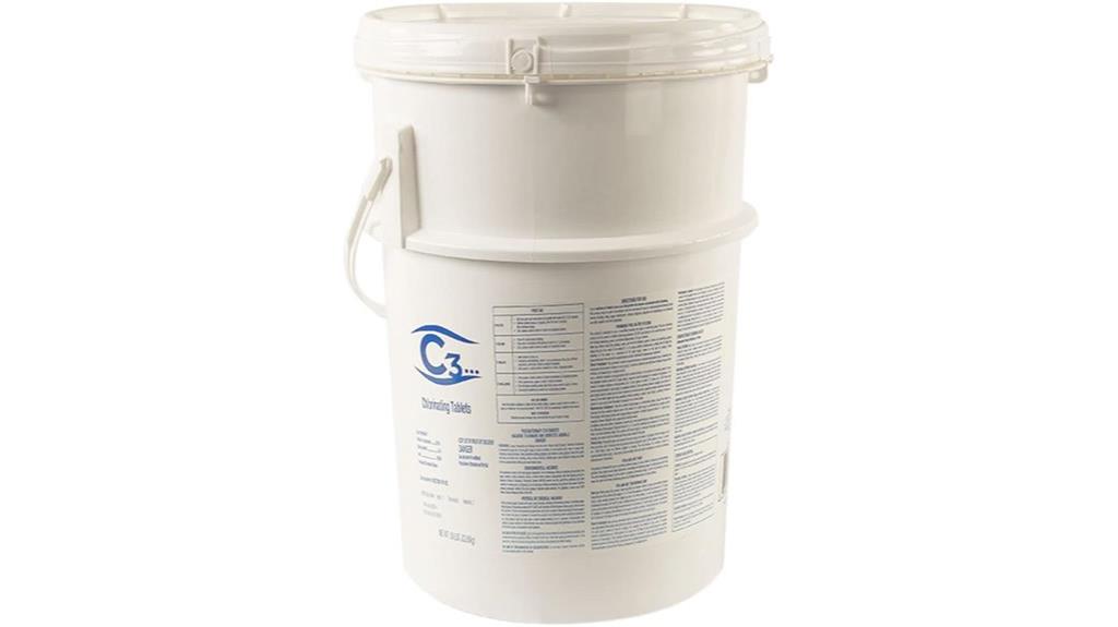 swimming pool chlorine tablets