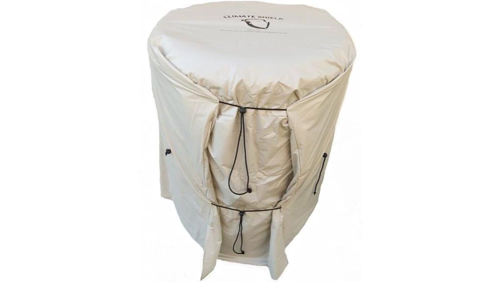 swimming pool heat pump cover