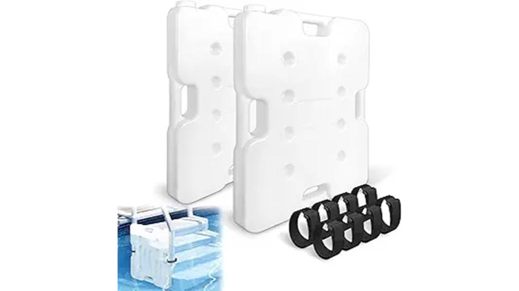 swimming pool ladder weights