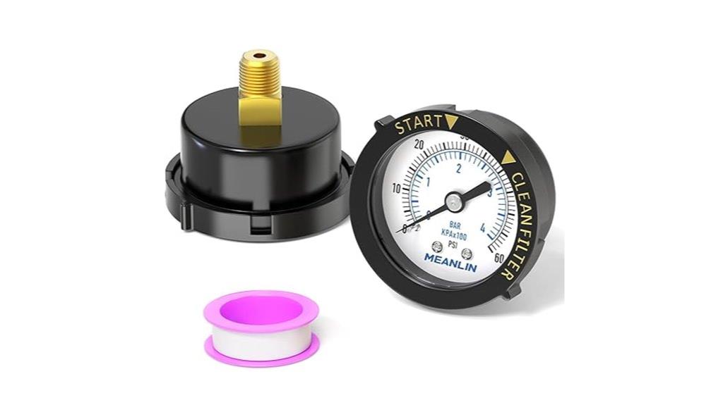 swimming pool pressure gauge