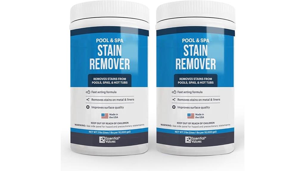 swimming pool stain remover