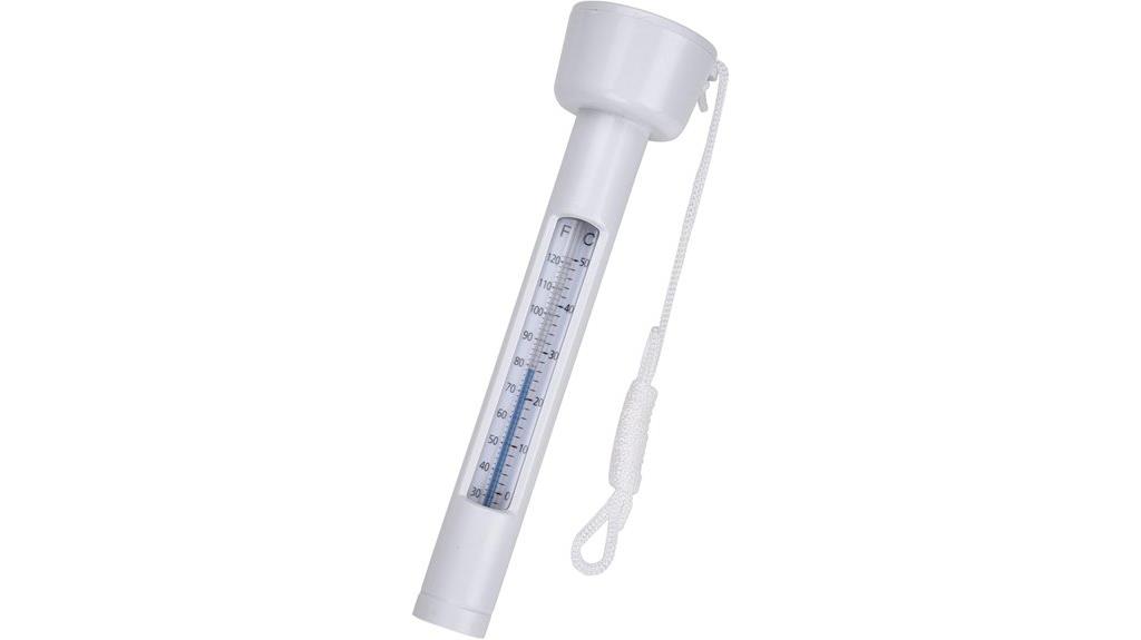 swimming pool temperature measurement