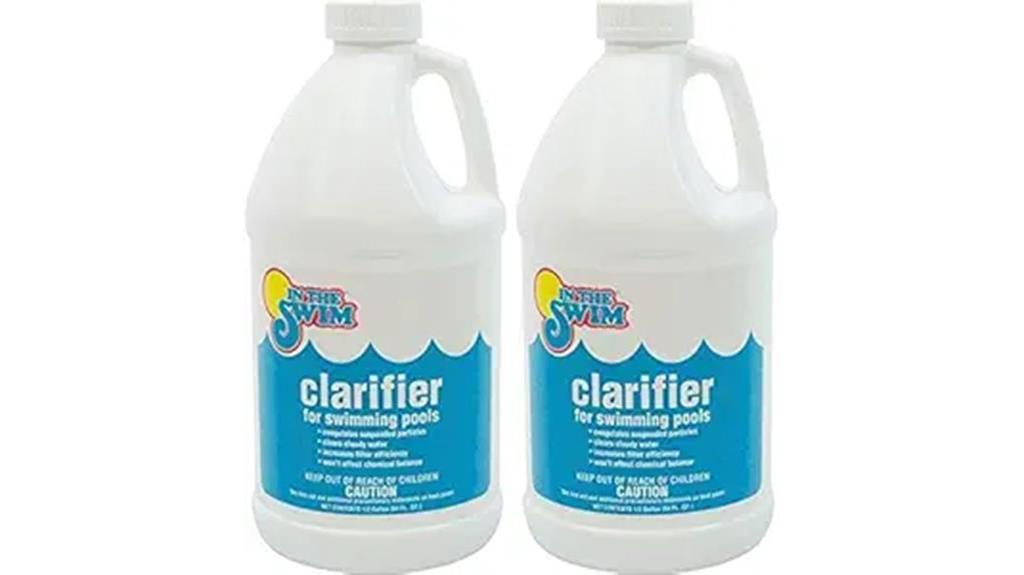 swimming pool water clarifier