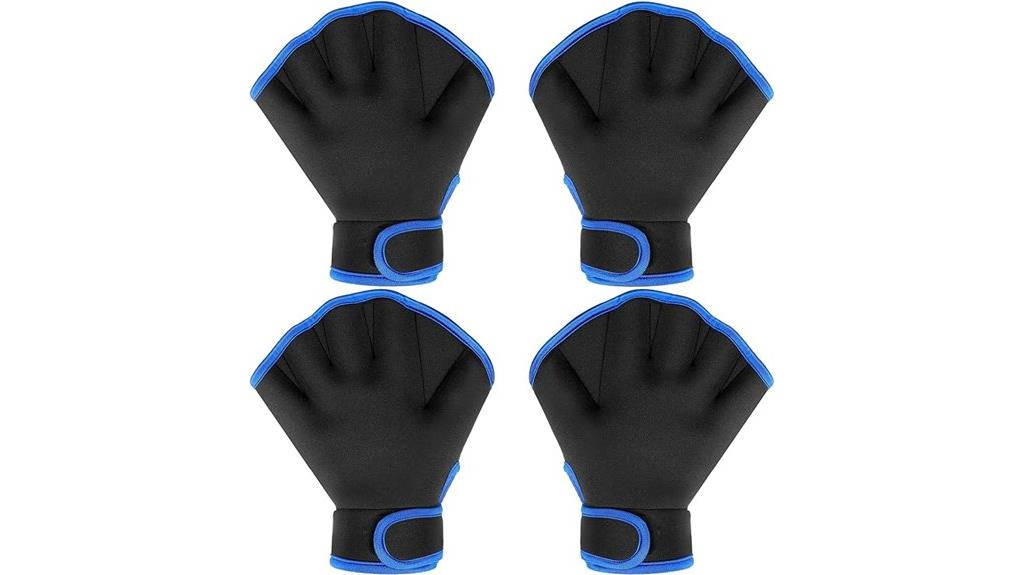 swimming training hand gloves