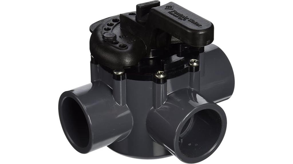 three port diverter valve