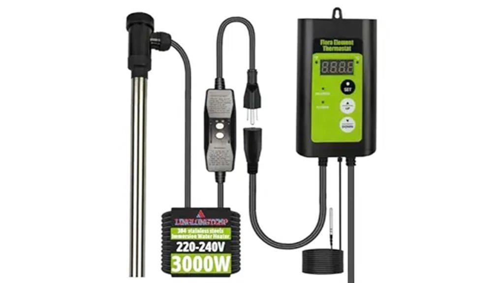 titanium immersion water heater