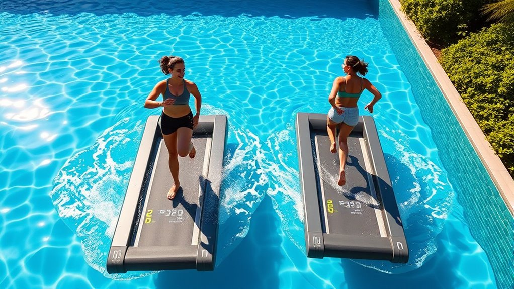 treadmill with advanced features