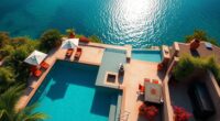 trendy home swimming pools