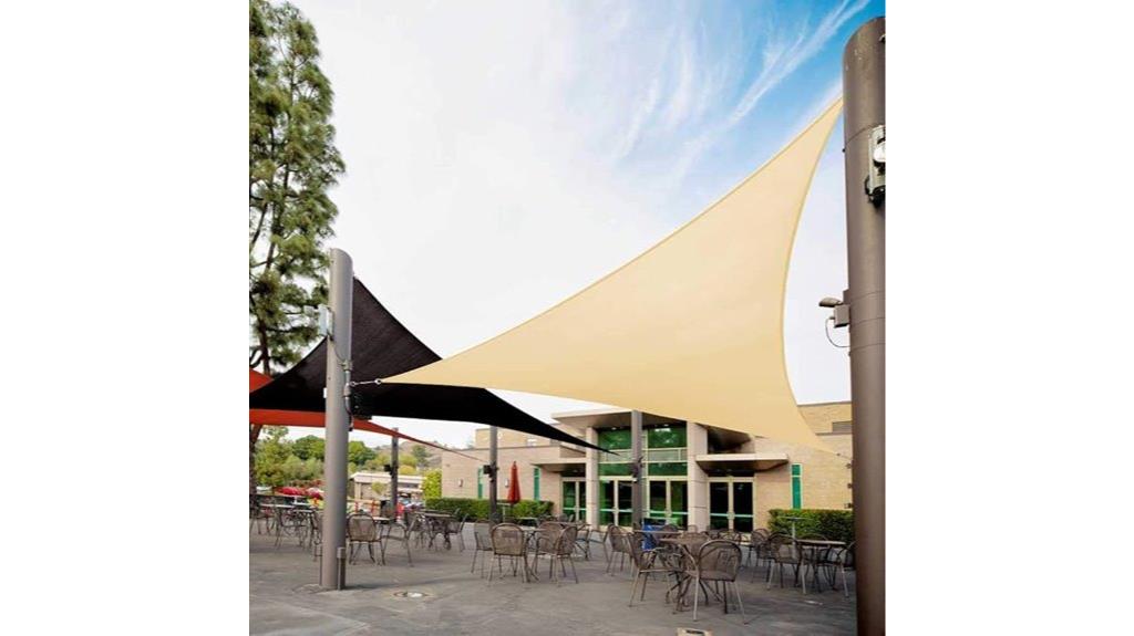 triangle sun shade canopy