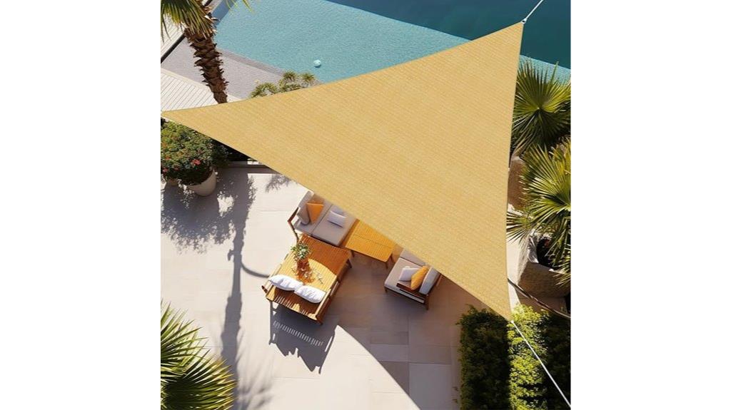 triangle sun shade sail