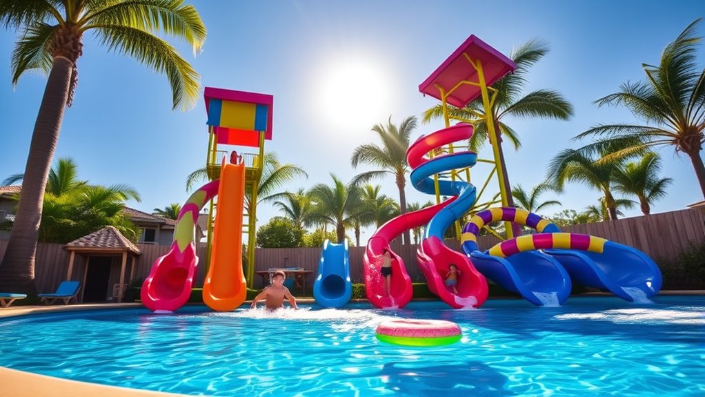 ultimate summer pool slides