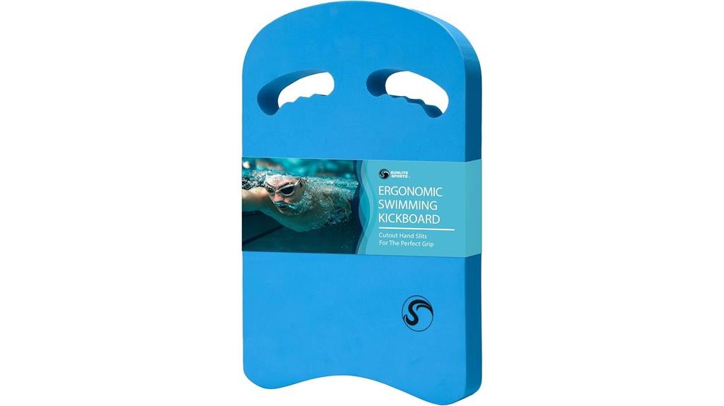 universal swimming kickboard design