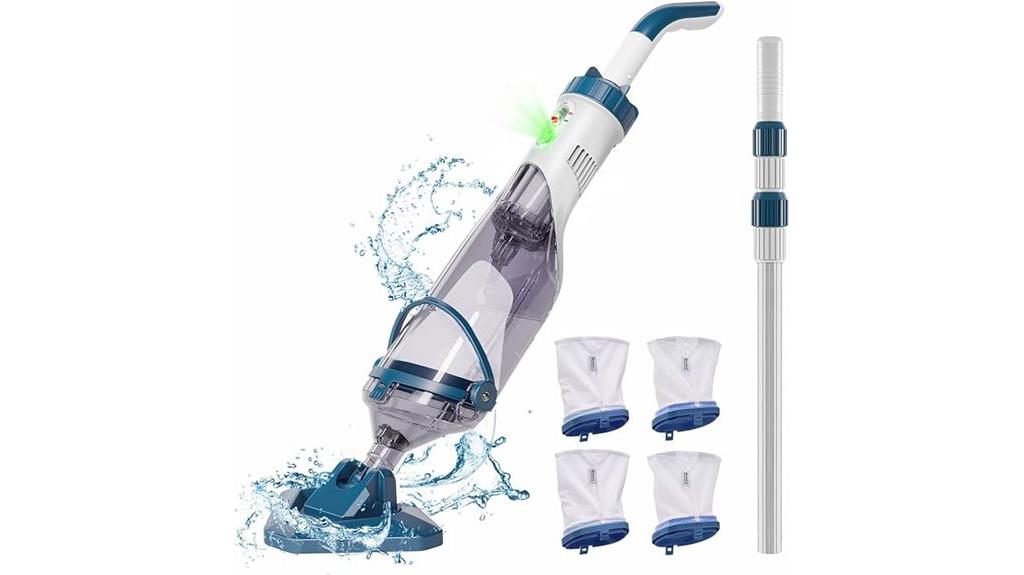 upgraded cordless pool vacuum