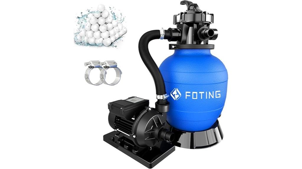 upgraded pool sand filter