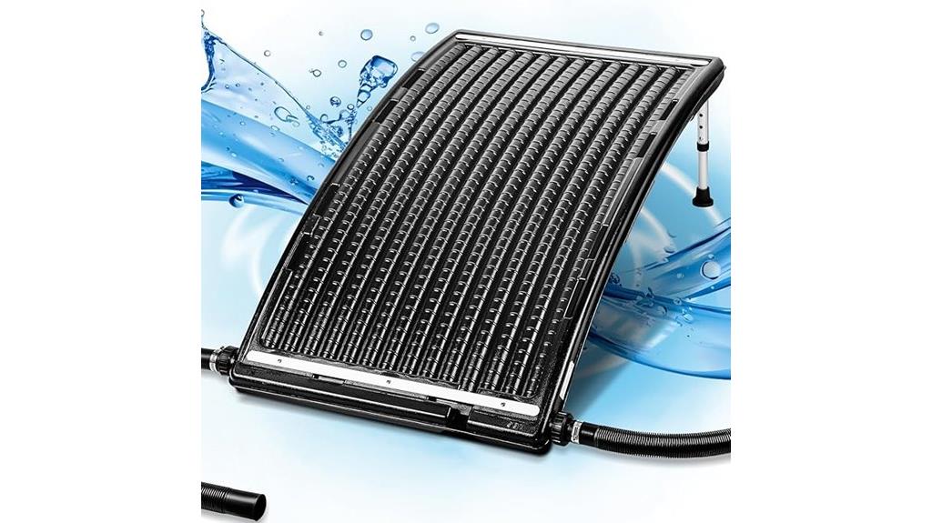upgraded solar pool heater