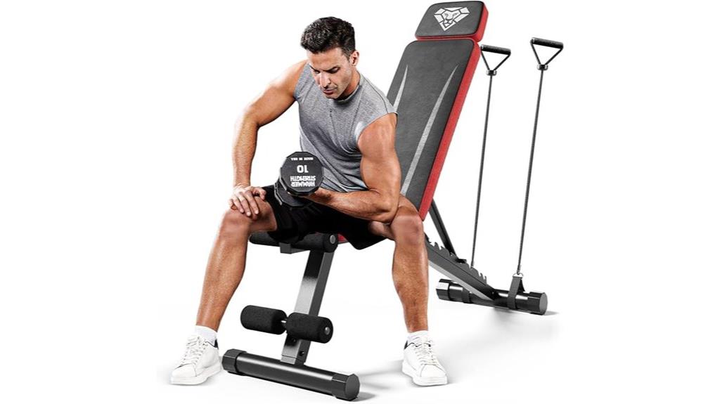 versatile fitness equipment bench