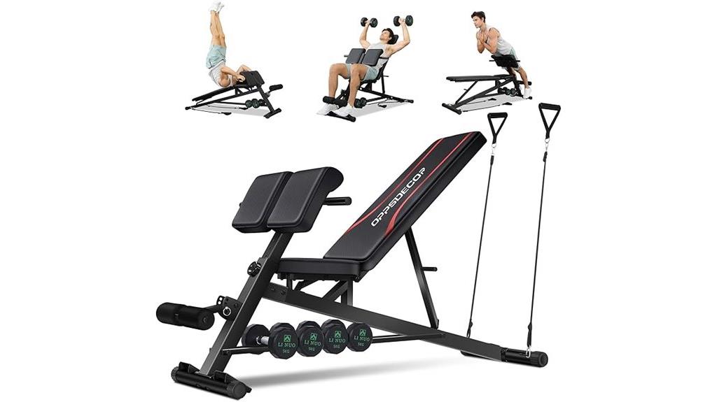 versatile fitness equipment bench