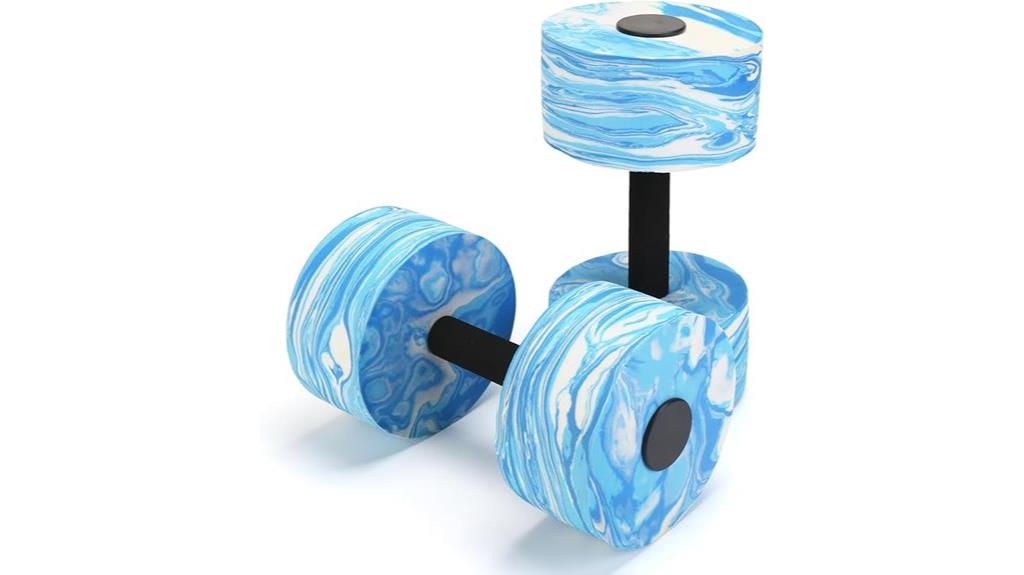 water aerobics dumbbell set