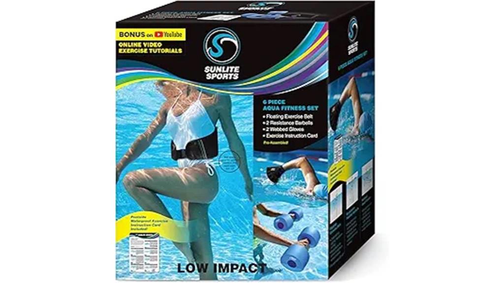 water aerobics fitness set