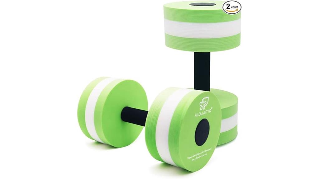 water exercise dumbbell set
