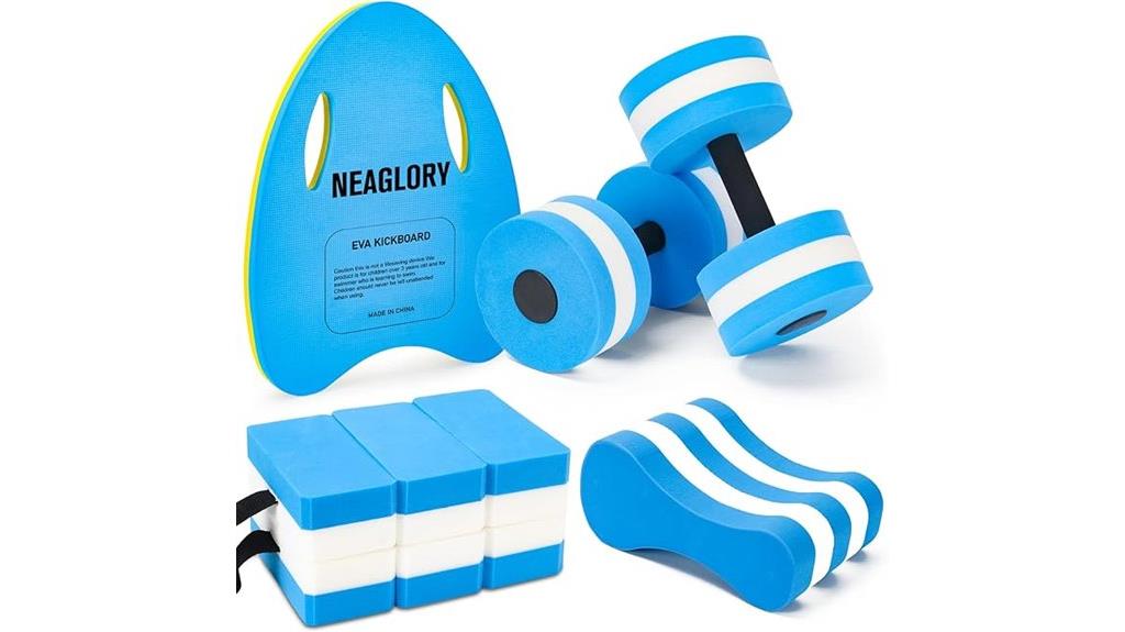 water fitness equipment set