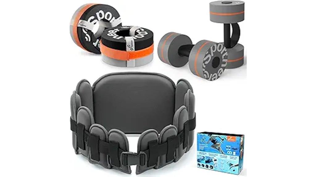 water fitness exercise equipment