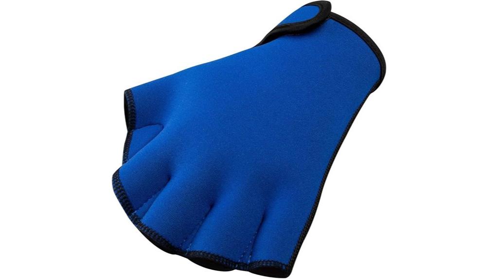 webbed paddle swim gloves