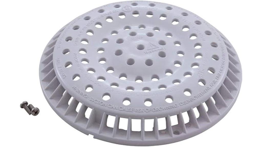 white anti vortex cover product