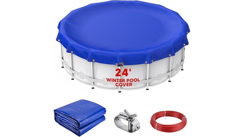 winter pool cover 24ft