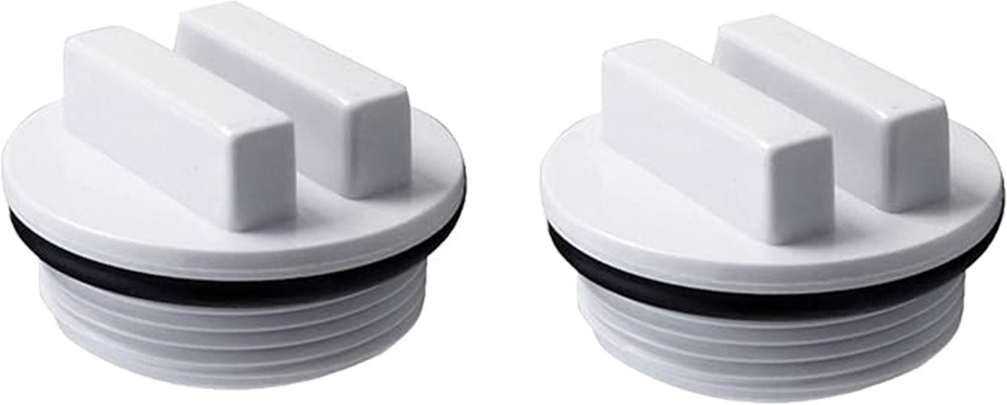 winterizing pool drain plug